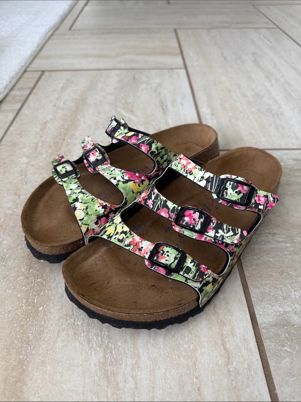 Papillio by Birkenstock Florida Spring Flower sandals